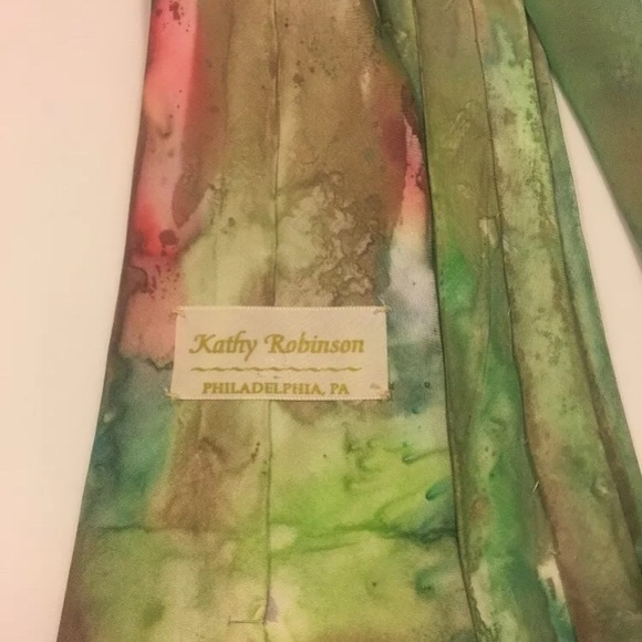 Kathy Robinson Neck Tie 54 inch Rare - Picture 2 of 3